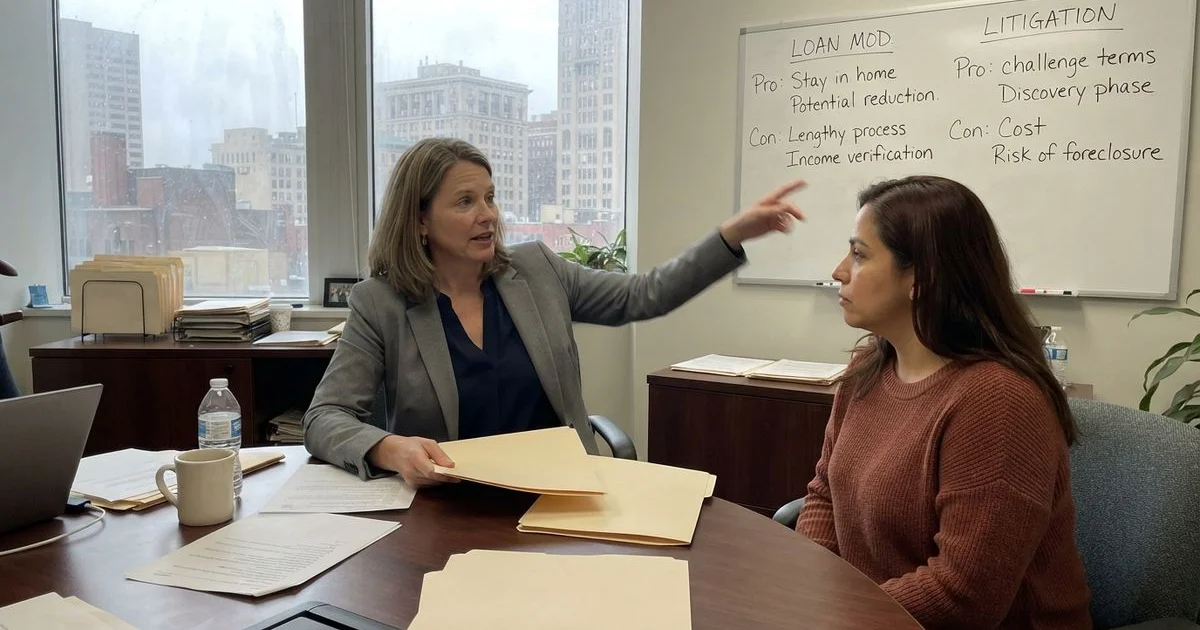 Is a loan modification worth pursuing before you fight foreclosure in court